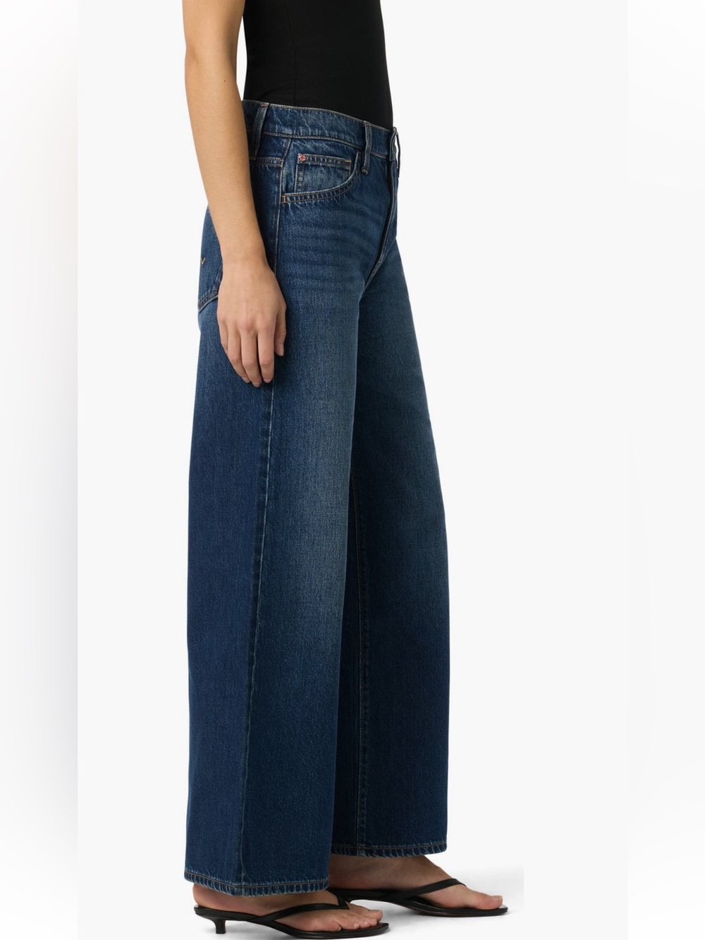Hudson Jeans Mid Rise Relaxed Wide Leg Jeans